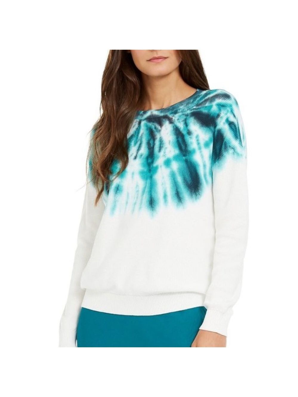 Inc Cotton Tie-Dye Sweater